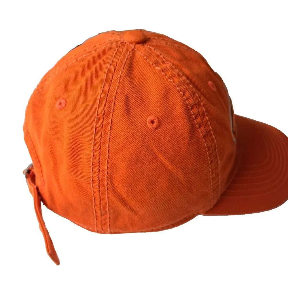 OSU Oklahoma State University Pistol Pete Tab Orange Adjust Cap Top Of The World